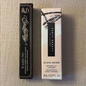 Fenty Beauty Gloss Bomb and KVD Lipstick Set
